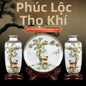 Bộ Bình Sứ Đơn Giản Elegante 3 Cái