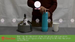 Nắp bình giữ nhiệt 1 lít Rạng Đông mã 1038N2 nút nhựa nút gioăng ron phụ kiện thay thế bình thủy phích nước