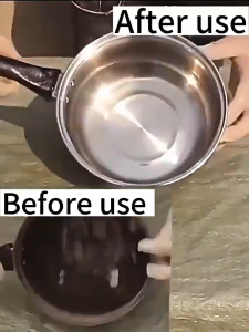 【Japan Tech】Stainless Cleaner 500ml Metal Polish No Damage To Cookware Effectively Remove Rust Pot Cleaner Stain Remover