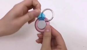 360 Degree Rotatable Spin Mobile Phone Ring Holder Magnetic Mount Phone Back Sticker Metal Finger Round Ring Stand for All Phone