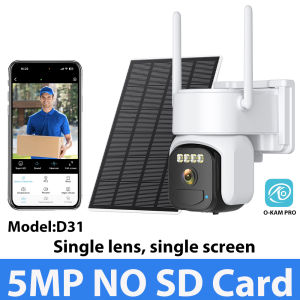 10MP 5K Wireless Solar Wifi Camera Outdoor Dual Lens Dual Screens Auto Tracking Surveillance Camera 5X Digital Zoom Security CAM