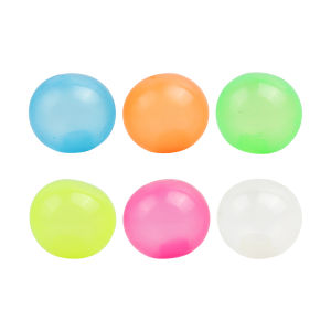 Colorful luminous balls adhesive pressure balls suitable for ceilings and walls adult decompression balls 6pcs