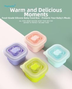 Microwave Freezer Safe Silicone Storage Bowl