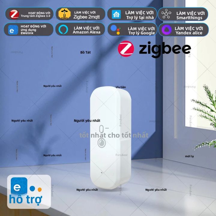 Cảm Biến Nhiệt Độ Và Độ Ẩm Nhà Thông Minh ZigBee Nhiệt Kế Đo Độ Ẩm ...