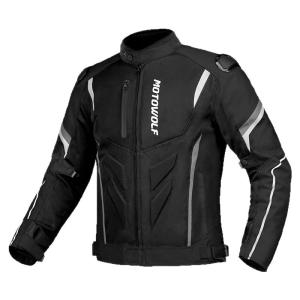 Motowolf | Windproof Crashproof Warm Detachable Padding Motorcycle Racing Jacket