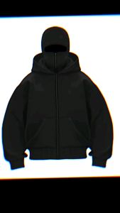 BALACLAVA Hitam Hoodie Jaket Ninja Boxy Size M sampai XXL - Jaket Hoodie Balaclava