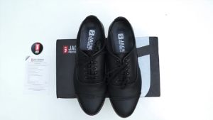 EDRIC BLACK |ManNeedMe x Jack| Sepatu Pantofel Pria Formal / Kantor