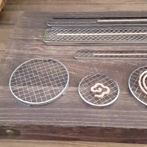 1Pc Multipurpose Stainless Steel Incense Holder Grid Base Heat-Resistant Fireproof Design (Without IncenseWithout Burner)