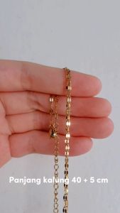 Kalung Titanium Wanita Anti Luntur & Anti Karat Korean Style Import Kupu C4ntik - Lovelybutik