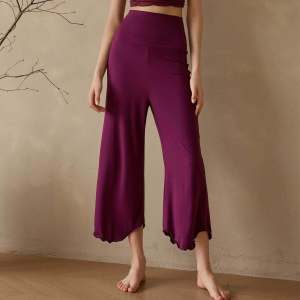 High Waisted Flare Wide Leg Trousers
