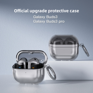 Case For Samsung Galaxy Buds 3 Pro Transparent Earphone Case For Samsung Galaxy Buds 3 / Buds 3 Pro Shockproof Protective Cover