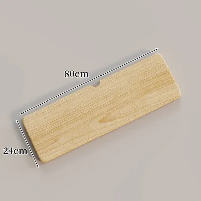 MUGG | Wall-mounted TV Shelf Wooden Walnut Antique Style