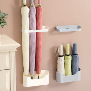 Umbrella storage rack household storage rack can hold umbrella storage box wall-mounted umbrella storage artifact drain rack
