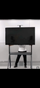 EXPOSE ขาตั้งทีวี 85 นิ้ว ปรับความสูงได้  55-120 นิ้ว ขาตั้งทีวีล้อเลื่อน รุ่นมีฐาน ขาตั้งทีวีเคลื่อนที่ได้ ทนทานและทนทาน Tv ขาตั้ง