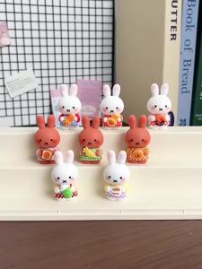 Bandai | New Arrival Baking‑Themed Bean‑Style Mini Figures DIY Jewelry Accessories Resin Figurines Desktop Mini Ornaments for Gifting