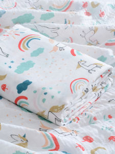 Pure Cotton Thin Layer Baby Towel Bath Wrap Swaddle Blanket Anti-startle Delivery Room Single Layer Towel for Newborns