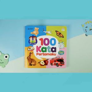 OKALINA- Boardbook 100 Kata Pertamaku Buku Bayi Anak Balita Ziyadbooks Buku Kosa Kata Anak