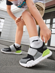 LI-NING KIDS | One-step Easy Wear Mesh Breathable Childrens Shoes