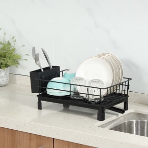 Lifinity Kệ Đựng Chén Bát Cao Cấp - Thiết Kế Dẫn Nước Thông Minh Giá Đũa Muỗng Tiện Lợi