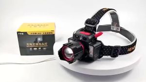 UNI ACE T24 Zoom Headlamp Flashlight Type-C Rechargeable Waterproof Led Headlight For Camping Flashlight