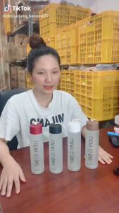 Bình thủy tinh đựng nước mờ mờ Hello Goodmorning Lucky M32 2024
