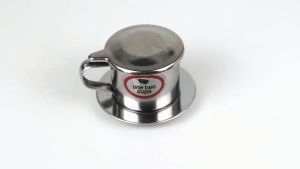 Filter Kopi Vietnam Stainless Steel Coffee Drip Coffe Filter Saringan Kopi Vietnam Pot 100ml
