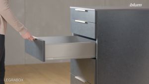 BLUM (LBX S1) LEGRABOX Standard Drawers Side Panel + Runner (Full Set)