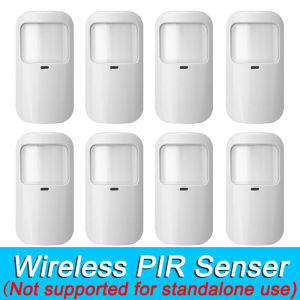 Wireless PIR Infrared Detector White 433MHz EV1527 Human Motion Sensor For Smart Home Security Burglar Alarm System