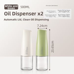 Hourleey | Leak Proof Spill Proof Oil and Seasoning Containers