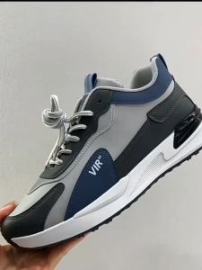 Keeping Sepatu Pria Hitam Sneakers Cowok Fashion Casual Sport Running Shoes Sepatu Sekolah Kuliah Olahraga KSR134