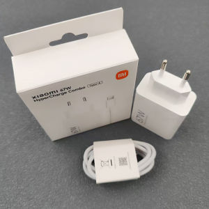 อะแดปเตอร์ชาร์จเร็ว Xiaomi 67W EU Turbo Fast Wall Charging สำหรับ Mi 14 13 12 11 Pro PocoX7 Redmi Note 15 14 13 K60 Pro สายชาร์จ Type C 6A