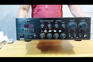 3000 Watts LX PRO Digital Karaoke Stereo Amplifier AV 902 PLUS