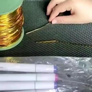 AT.Homemart ลวดสีมัดถุงขนม ลวดสีตกแต่ง มัดขวดโหล เต็มม้วนยาว100หลา ลวดห่อเหรียญโปรยทาน มี 4 สีให้เลือก พร้อมส่งทันที