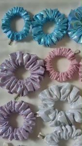 ยางรัดผม Sunny Scrunchies hologram ยางมัดผม ไม่กินผม ยางรัดผมโฮโลแกรม