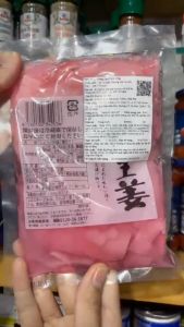 Hàng Nhật Gừng hồng  Gari Pink ăn kèm sushi sashimi 250g/ 1.5kg