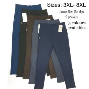 [Value Buy] Seluar Panjang Perempuan Elastic Slim Cut