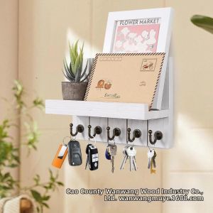 Decorative Mail Key Rack Wall Mounted