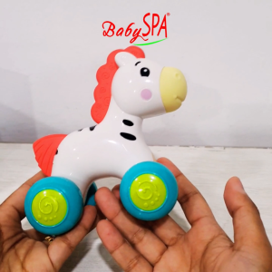 [𝐒𝐆 𝐒𝐞𝐥𝐥𝐞𝐫] BabySPA Little Crawling Friends – Rattle Push Toy w/ Steel Bell | Soft TPE/TPR