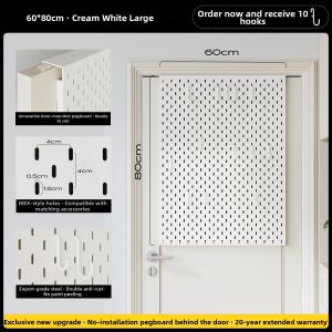 MINGZHI | Wall-Mounted Space Saving Organizer Hanging Rack Over-the-Door