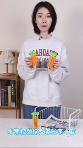 Kitchenut Carrot Shape Snack Sealing Clip Klip Pengedap Sealer Seal Clamp Reusable 零食封袋夹