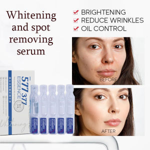 577&377 Composite Whitening Serum Disposable Dark Spot Remover Niacinamide Lighten Skin Tone Facial Essence Moisturizing Brightening skincare 2ml*10pcs/BOX