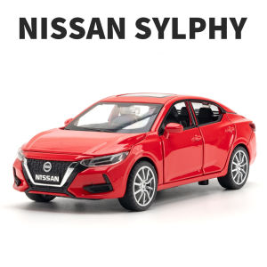 LEO 1:32 Nissan Sylphy Diecast Model Car Alloy Cars Toys Collection Gift For Kids Boy Girl