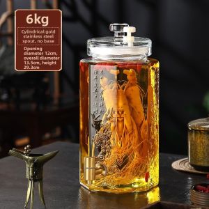 Airtight Sealed Wine Bottle for Liquor Soaking