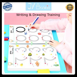 Writing Book Reusable Writing Book Early Learning Writing Book For Kids Buku Tulis Buku Latihan Buku Kanak Kanak