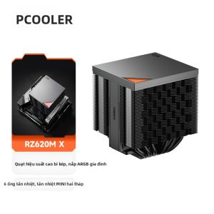 PCCooler | Tản nhiệt khí Overclock3 RZ620MX kiểu tháp đôi mini với 6 ống dẫn nhiệt