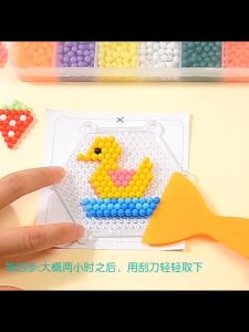 6000pcs DIY Magic Water Beads Manik Barang Kerajinan Manik Lengket Air Kembangkan Mainan Intelektual Gelang Ajaib Kreatif Berwarna-warni Untuk Buat Kado Anak