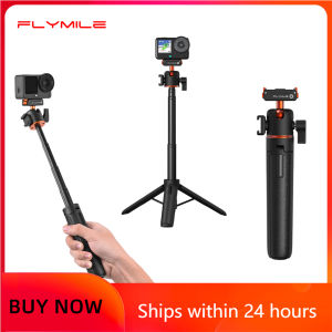 Flymile Action 6 Quick-release Base Extendable Selfie Stick Creator Live Video Vlgo Accessories for DJI OMSO Action 6 Handle