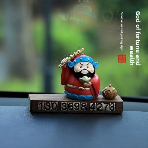 FANHAILIANYIN | Temporary Parking Number Plate Car Phone Sign Decor for Men