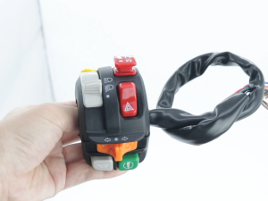 Plug & Play Domino Honeywell Switch(Only Left)Handle Bar Mount Universal Made in Italy