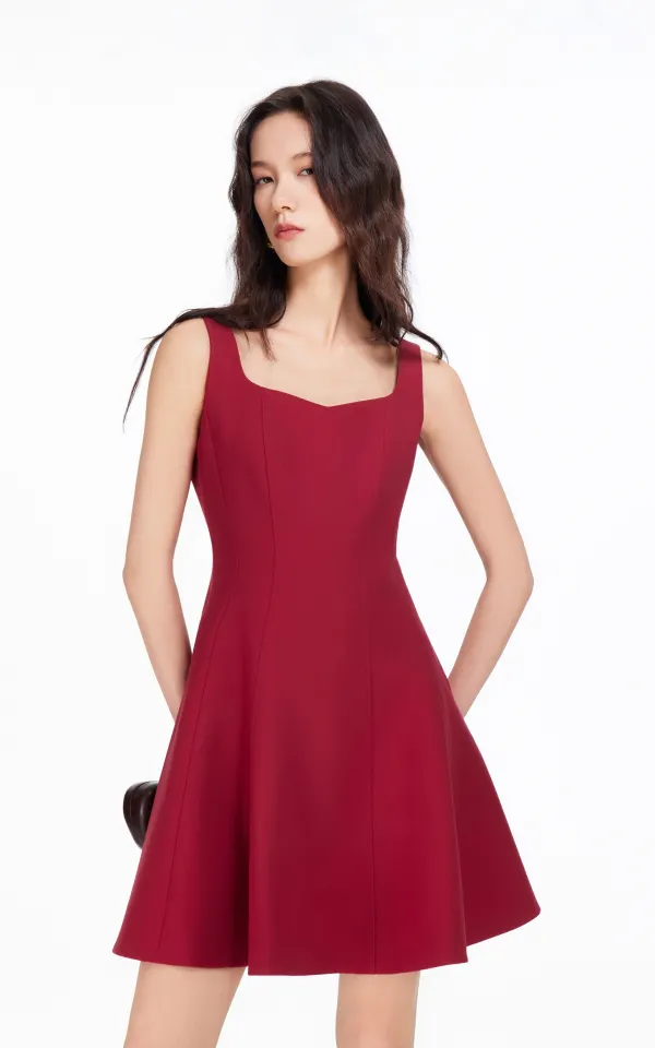 vero moda red lace dress Vero Moda Lace Insert Cami Maxi Dress In Red